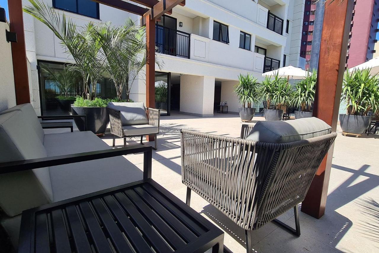 Studio No Centro Gastronomico De Foz Com Vista Para O Rio Parana Apartment Foz do Iguacu Bagian luar foto
