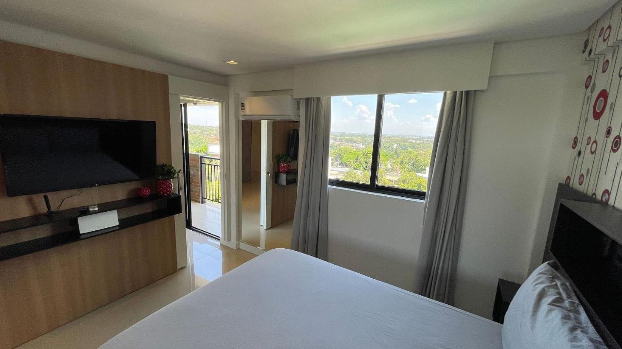 Studio No Centro Gastronomico De Foz Com Vista Para O Rio Parana Apartment Foz do Iguacu Bagian luar foto